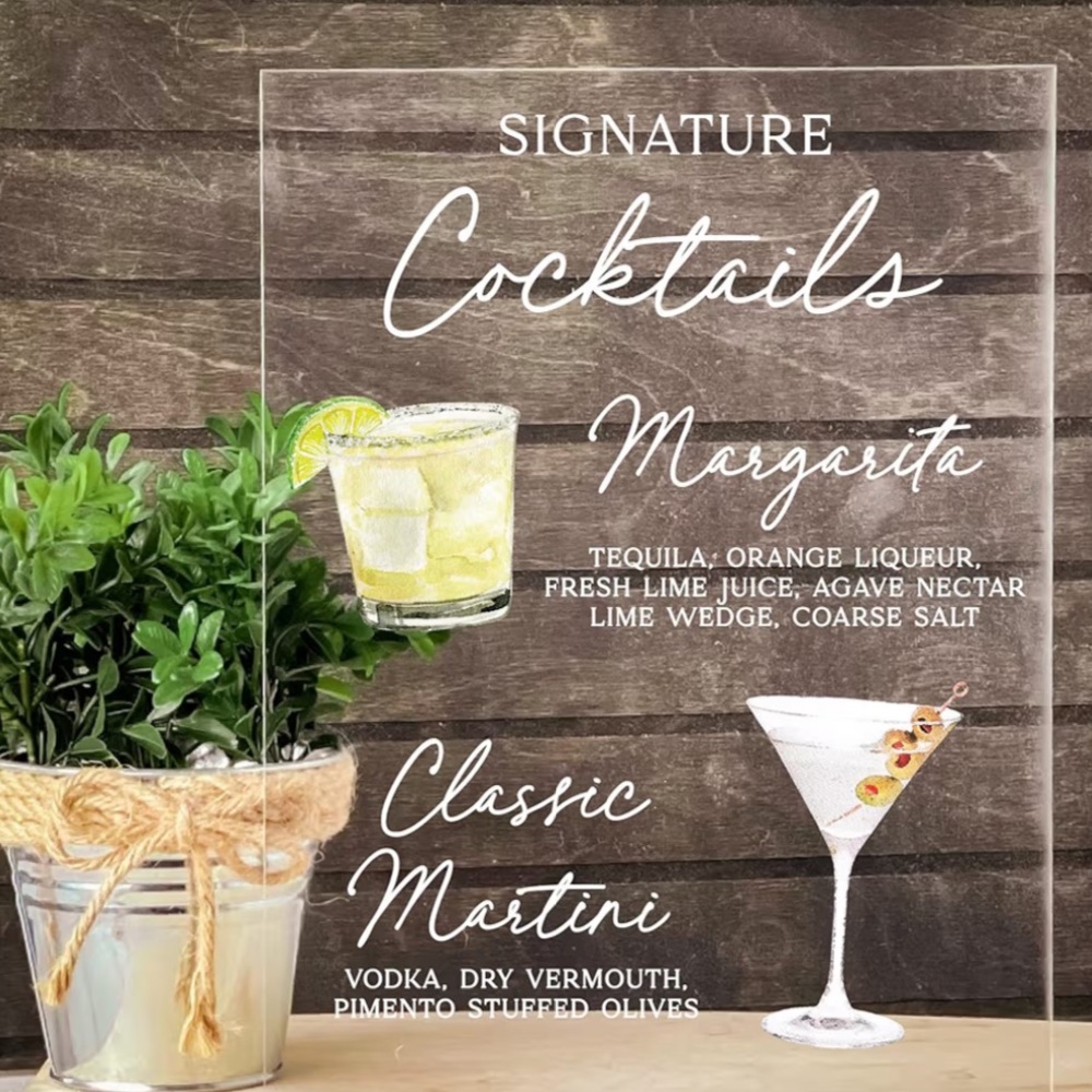 🍸✨ Cocktails Bar Sign